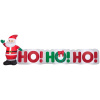 Santa Holding Ho Ho Ho Yard Banner Inflatable